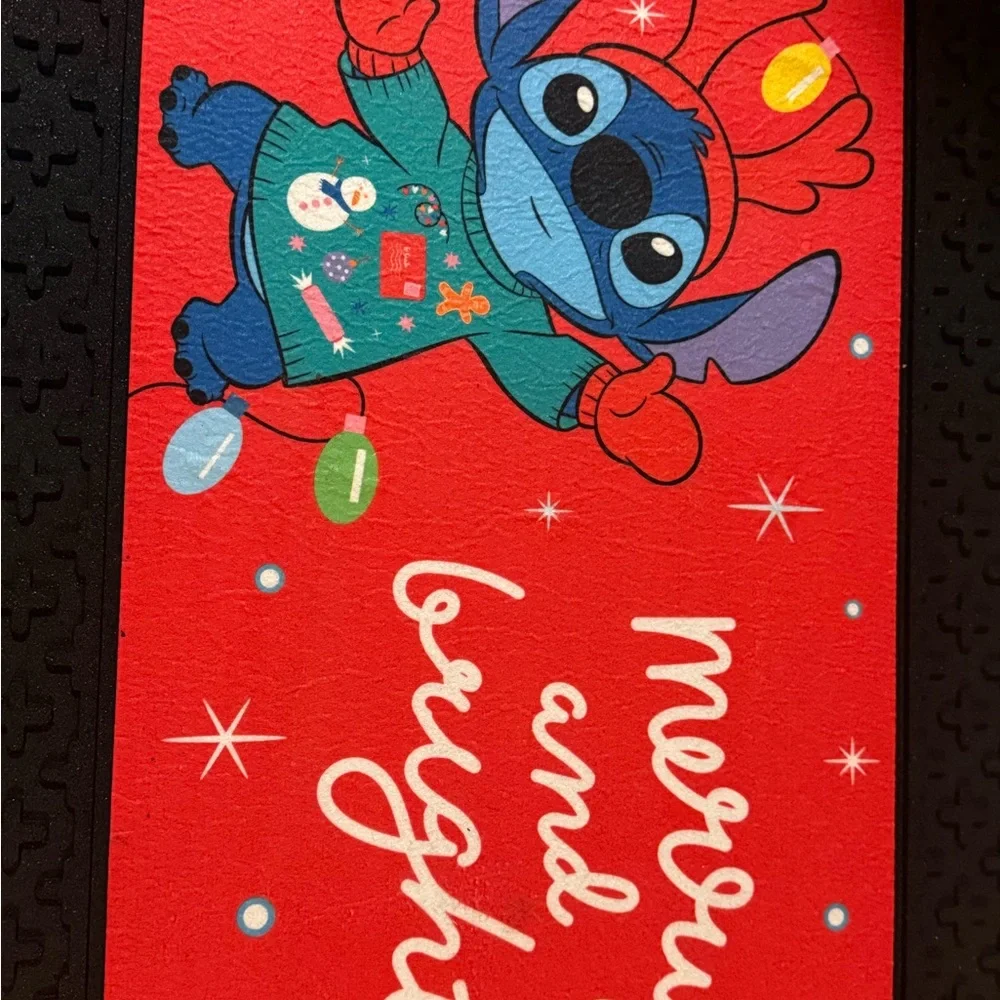 Stitch light up floor mat